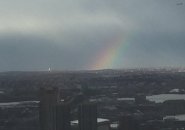 Rainbow over Boston area