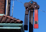 Old train semaphores in Waltham
