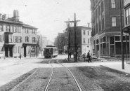 Trolley in old Boston