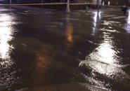 Water main bursts in Cambridge
