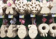 Christmas ornaments for sale at AC Moore in Dedham
