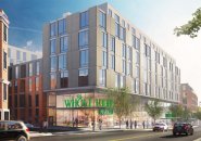 Architect's rendering of new Whole Foods complex