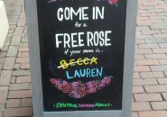 Free rose for Lauren
