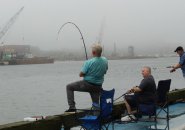 Fishing at the Reserved Channel in South Boston