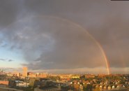 Double rainbow over Boston