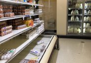 Eggs and milk at Jackson Square Stop and Shop