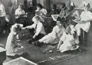 School kids in old Boston