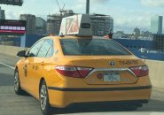 New York cab in Boston