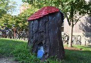 Winnie the Pooh's house in Harvard Square