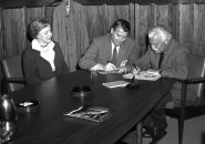 Von Braun, Arthur Fiedler and Ellen Fiedler