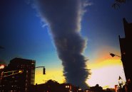 Weird cloud over Boston