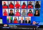 16 Channel 5 reporters and weather people on screen at once