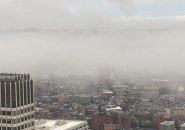 Fog over the North End