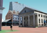 Archiect's rendering of proposed Dock Square building