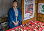 Traditional Japanese dolls for sale to support tsunami victims