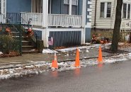 Cones on Wachusett Street