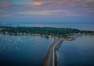 Sunset over Marblehead Neck