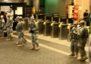 National Guard watching Red Line entrances
