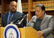 Suffolk County District Attorney Rachael Rollins and assistant DA Masai King