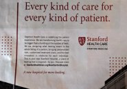 Ad for a Stanford, CA hospital in the Boston Globe