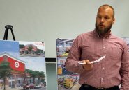Target's Aaron Hemquist at Roslindale meeting