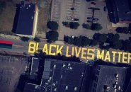 Black Lives Matter mural in Nubian Square