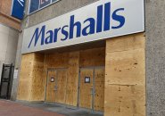 Shuttered Marshalls in Downtown Crossing