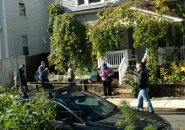 Early voting line in Allston