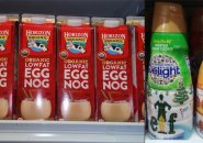 Egg nog and elf creamer
