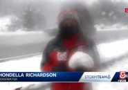 Richardson with a snowball