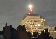 Old Hancock beacon is steady red