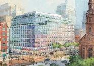 Rendeirng of proposed building at Boylston and Arlington