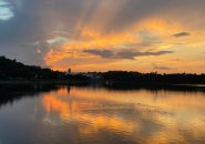 Sunset over Chestnut Hill Reservoir