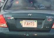 Fahts license plate