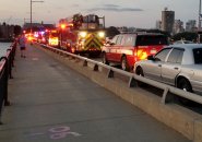 Large first-responder on Massachusetts Avenue Bridge
