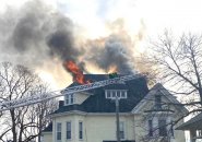 Fire at 44 Maxwell St. in Dorchester
