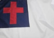 Christian flag in question