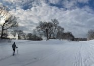 Skier at George Wright Golf Course