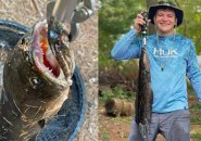 Snakehead and the guy who caught it
