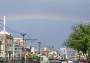 Rainbow over Kenmore Square