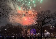 Fireworks over Boston Common