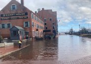 Flooding on Long Wharf