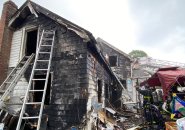 Norton Street house after fire