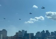 Four Ospreys over Boston