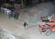 Surveillance photo of man at constructuion site