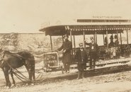 Old Boston trolley