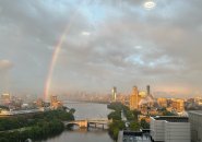 Rainbow over the Charles River