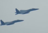 Two jets over Millennium Park