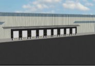 Rendering of proposed warehouse