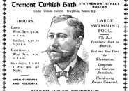 Ad for the Tremont Turkish Bath